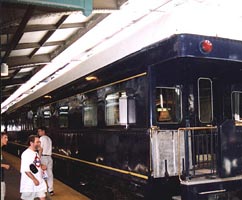 classic rail car for a return journey between Fargo ND & Seattle WA